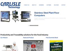 Tablet Screenshot of carlisletechnology.com